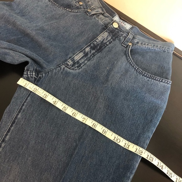 LES COPAINS Vintage highwaisted tapered flowy viscose Jeans, sz 28 - Picture 12 of 17